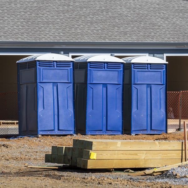 what is the cost difference between standard and deluxe portable toilet rentals in Staunton Indiana